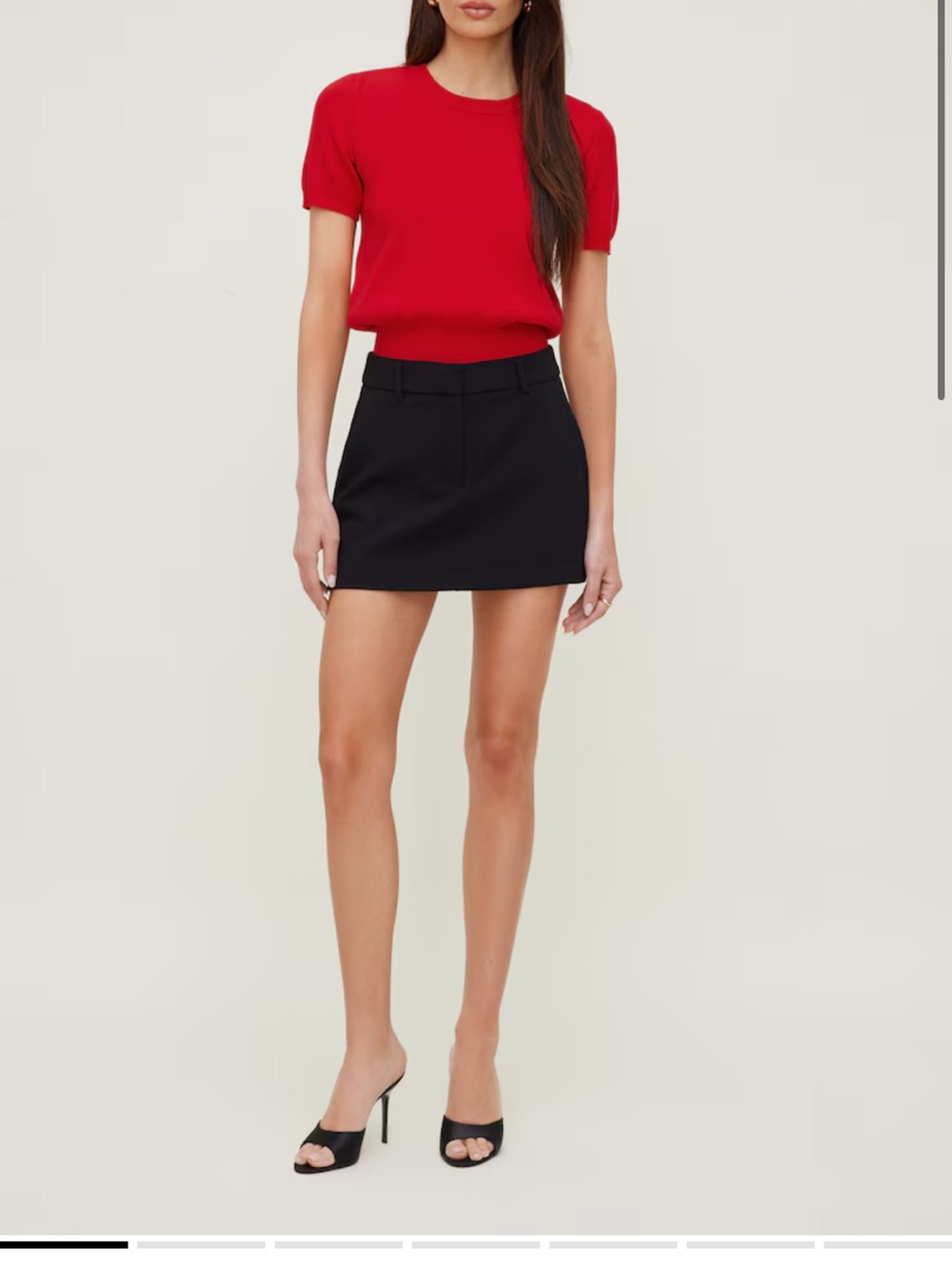 Dynamite Black Mini Skort — Josephine